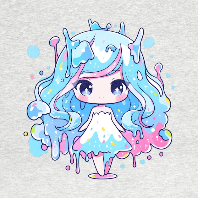 Chibi style Slime Queen Creature by SundayDonuts